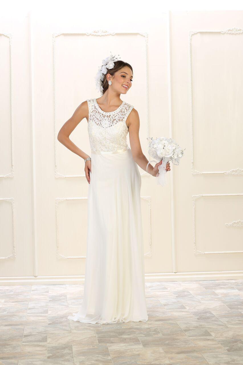 Long Formal Dress Evening Party Gown - The Dress Outlet May Queen