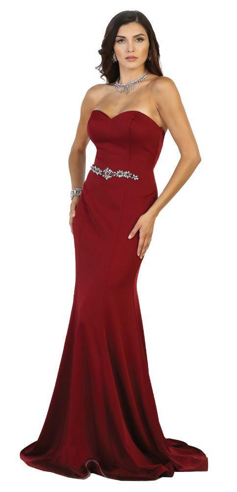 Long Formal Dress Evening Party Prom Gown - The Dress Outlet May Queen