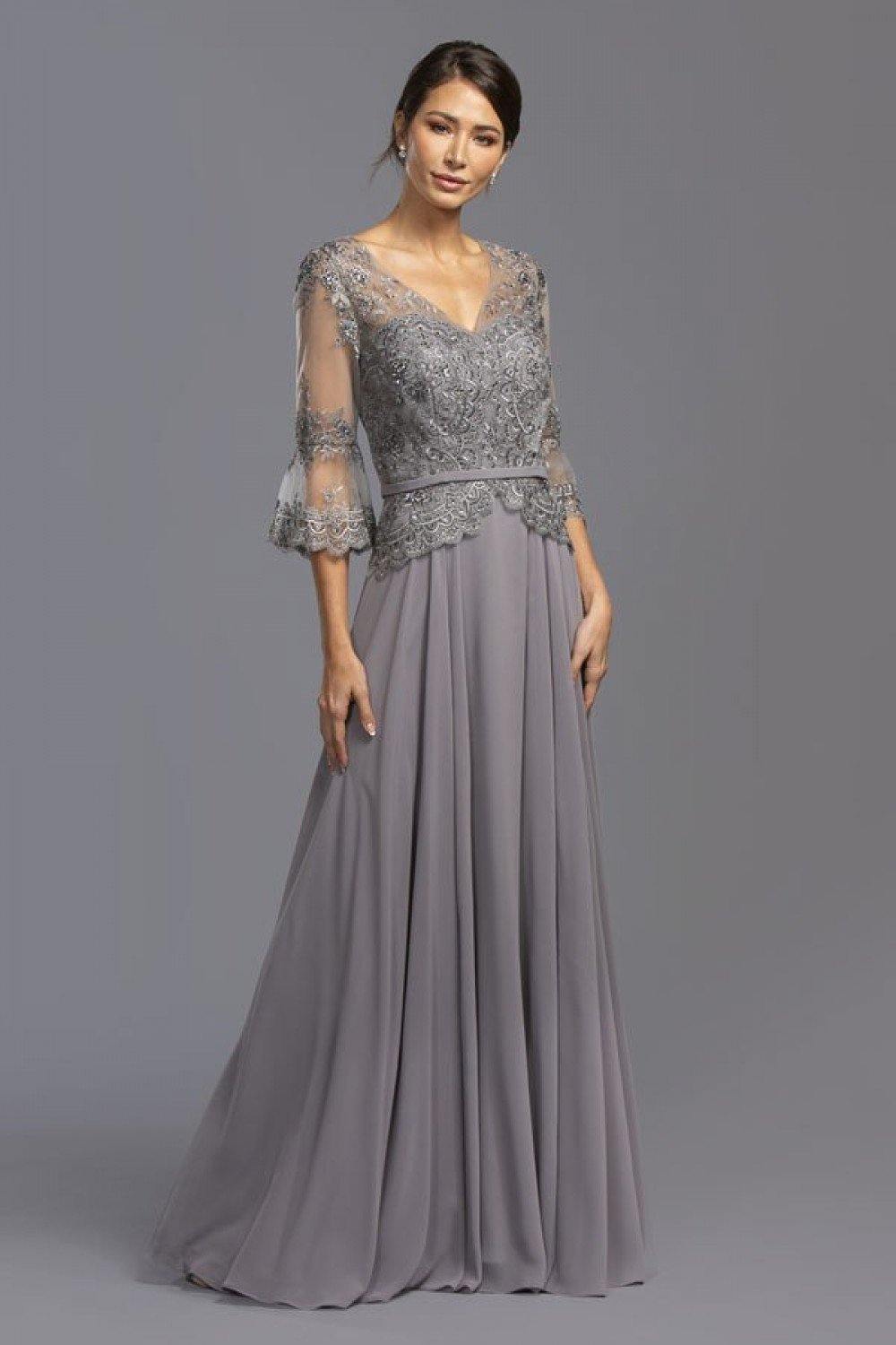 Long Formal Dress Mother of the Bride - The Dress Outlet ASpeed