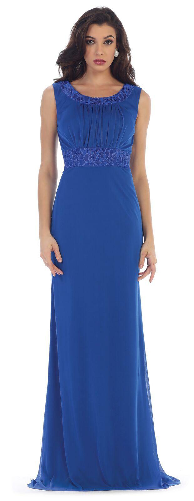 Long Formal Dress Mother of the Bride Bridesmaids - The Dress Outlet May Queen