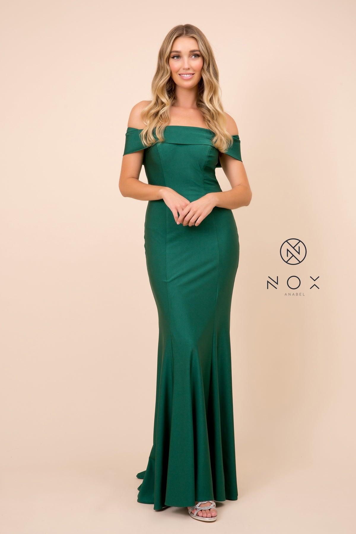 Dark Red Long Formal Dress Off Shoulder Evening Gown for $109.99 – The ...