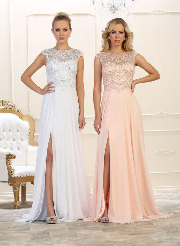 Long Formal Dress Plus Size Evening Gown
