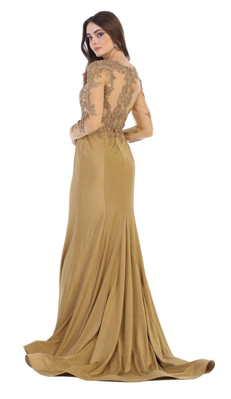 Long Formal Dress Plus Size Evening Gown - The Dress Outlet May Queen