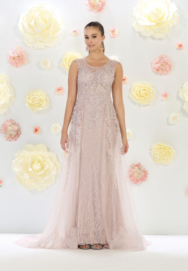 Long Formal Dresses Plus Size Evening Party Prom Gown