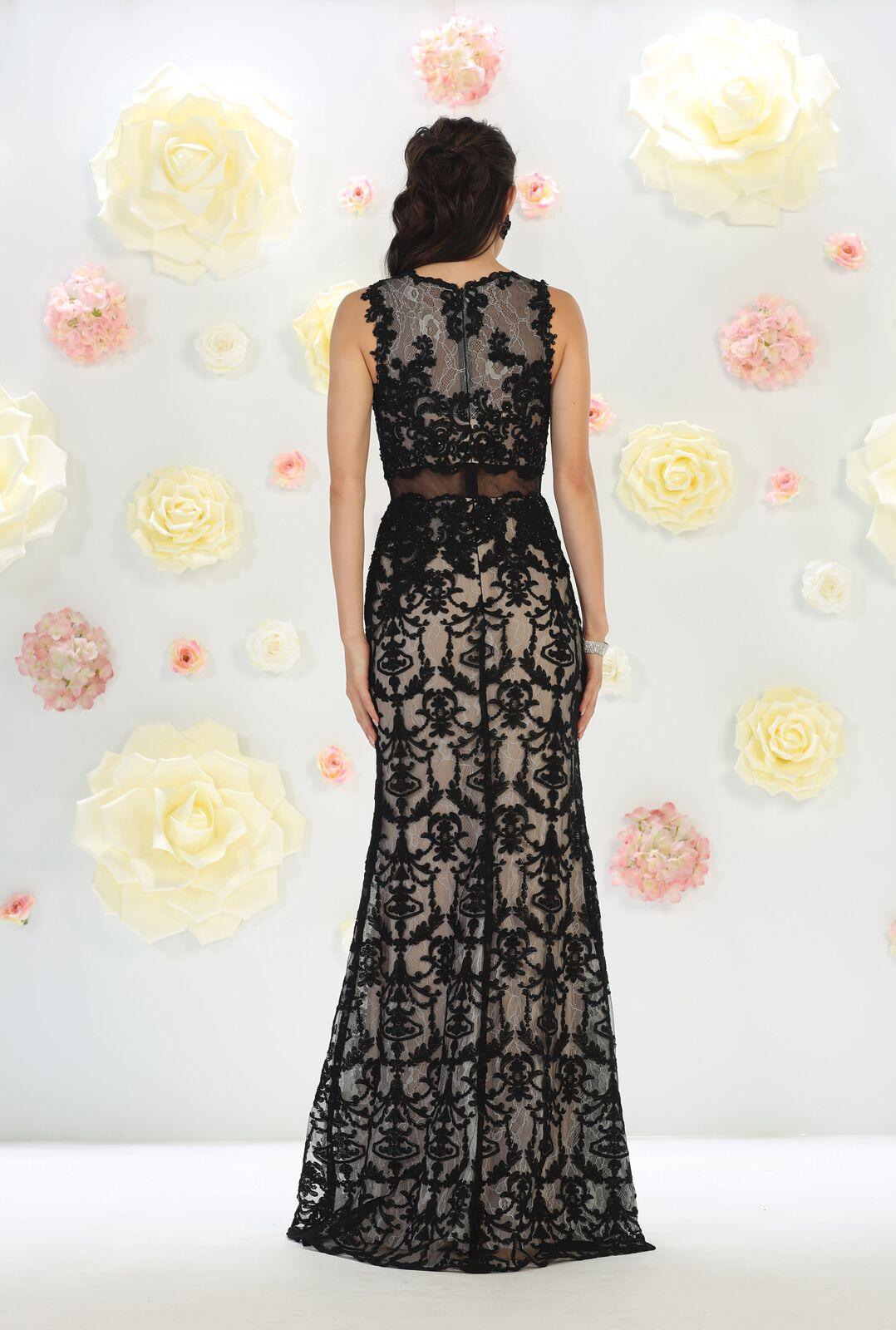 Long Formal Evening Party Dress - The Dress Outlet May Queen