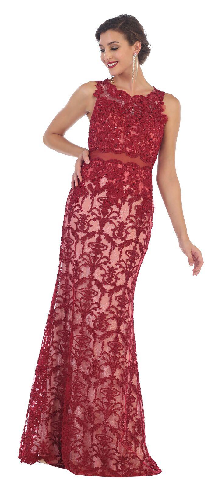 Long Formal Evening Party Dress - The Dress Outlet May Queen