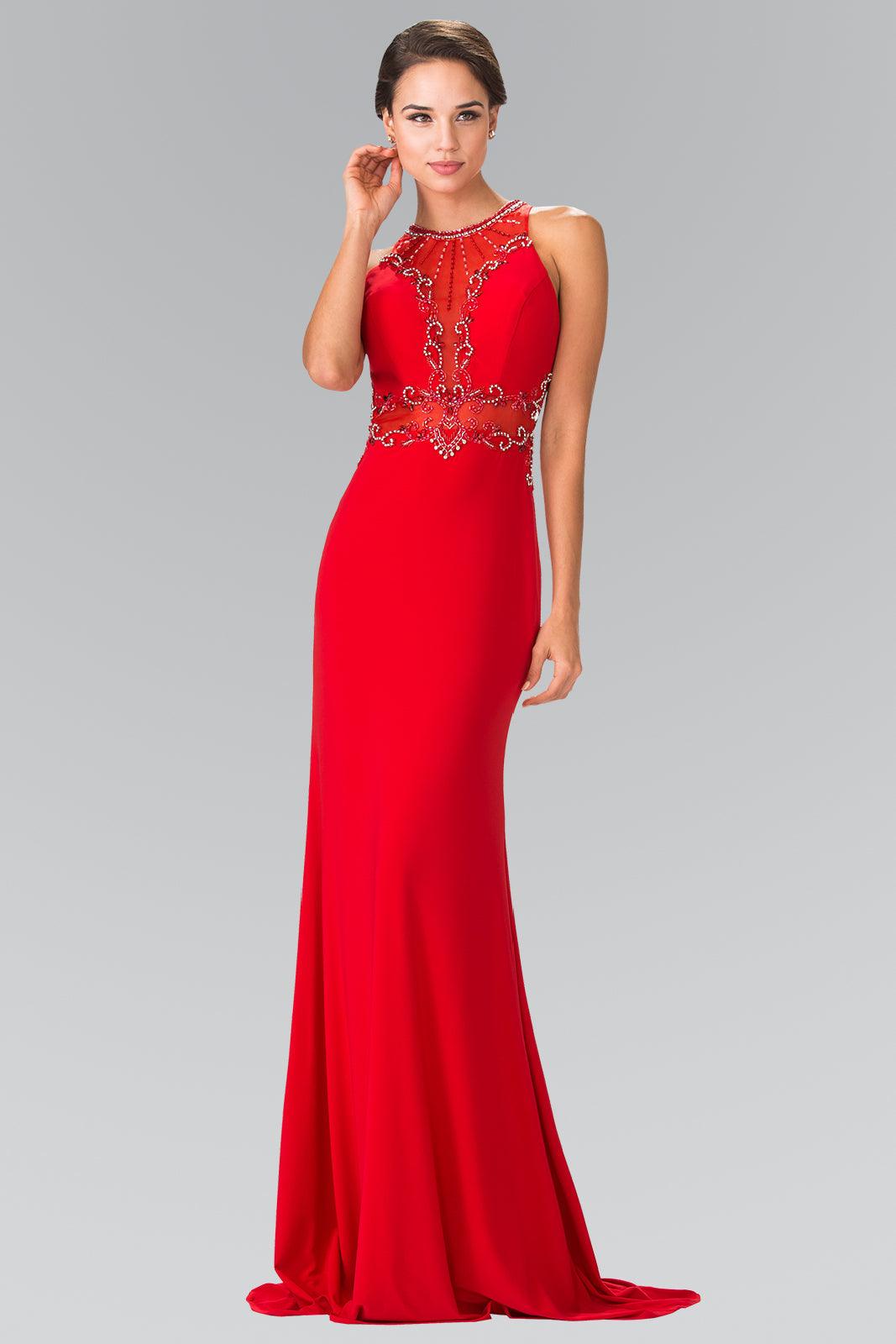 Long Formal Fitted Prom Dress Evening Gown - The Dress Outlet Elizabeth K