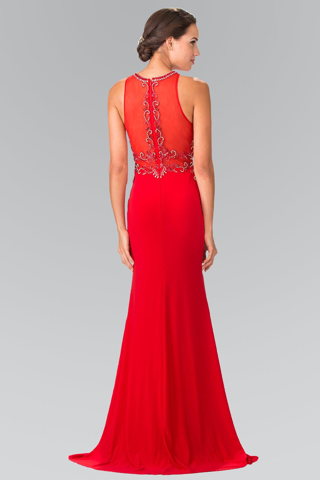 Long Formal Fitted Prom Dress Evening Gown - The Dress Outlet Elizabeth K