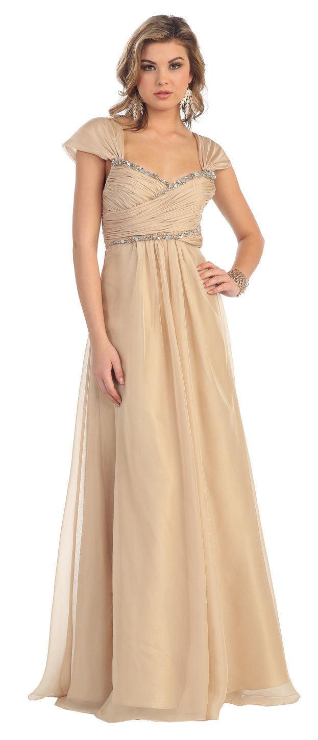 Long Formal Mother of the Bride Dress - The Dress Outlet May Queen