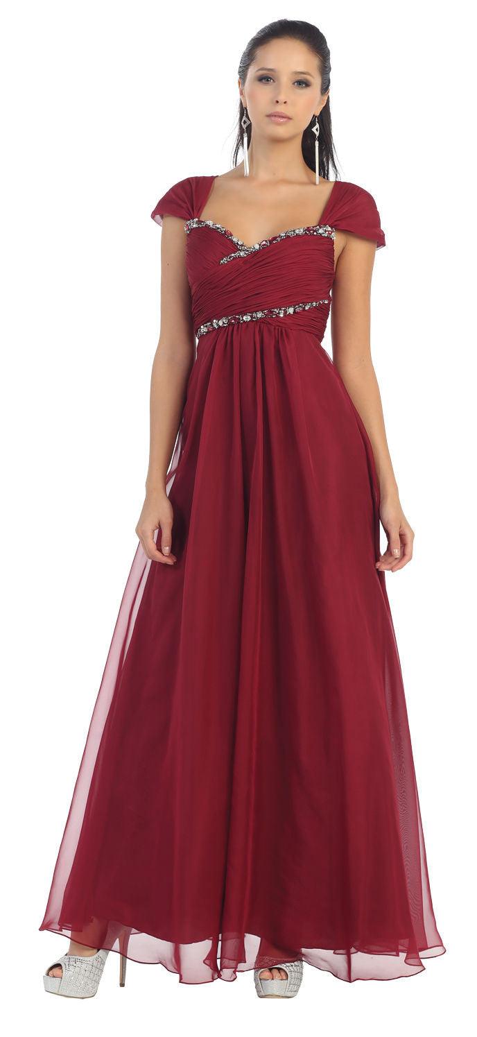 Long Formal Mother of the Bride Dress - The Dress Outlet May Queen