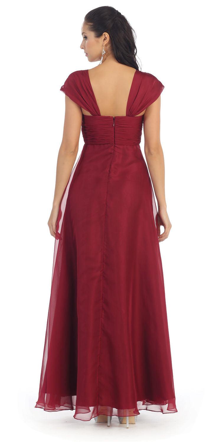 Long Formal Mother of the Bride Dress - The Dress Outlet May Queen
