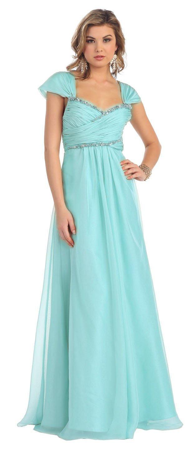 Long Formal Mother of the Bride Dress - The Dress Outlet May Queen