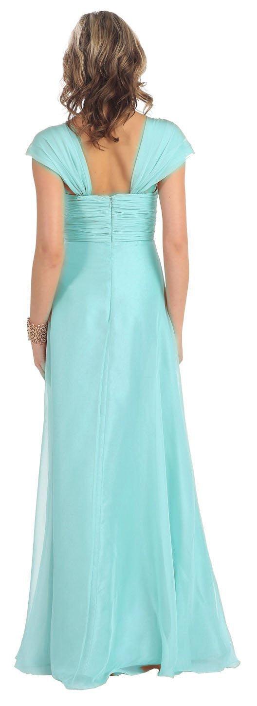 Long Formal Mother of the Bride Dress - The Dress Outlet May Queen