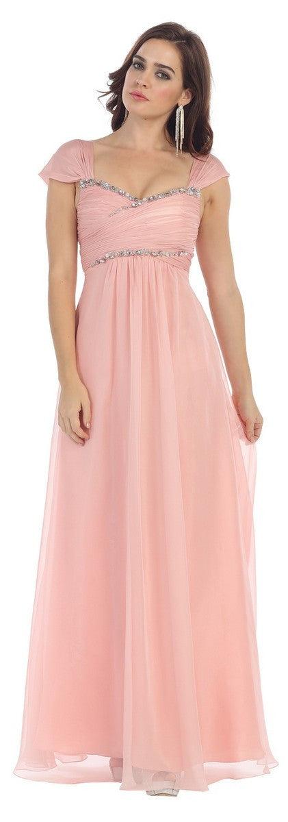Long Formal Mother of the Bride Dress - The Dress Outlet May Queen