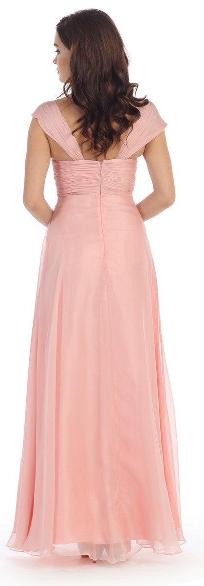 Long Formal Mother of the Bride Dress - The Dress Outlet May Queen