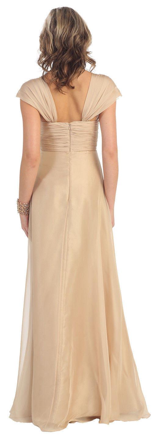 Long Formal Mother of the Bride Dress - The Dress Outlet May Queen