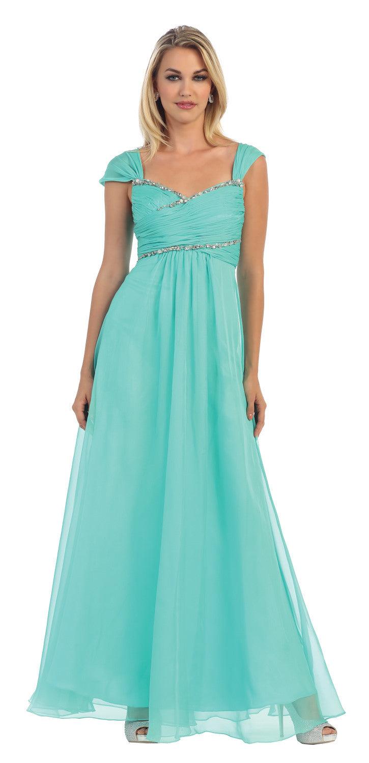 Long Formal Mother of the Bride Dress - The Dress Outlet May Queen
