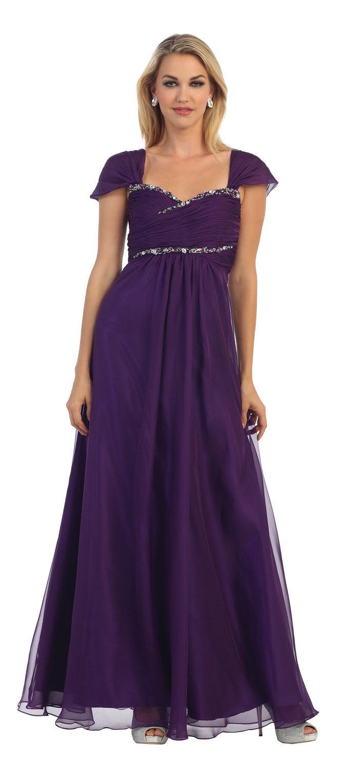 Long Formal Mother of the Bride Dress - The Dress Outlet May Queen