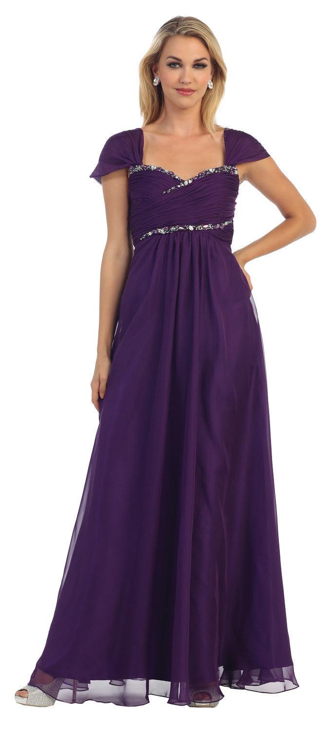 Long Formal Mother of the Bride Dress - The Dress Outlet May Queen
