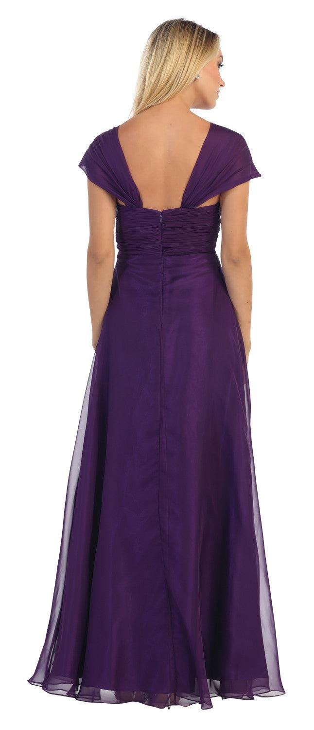 Long Formal Mother of the Bride Dress - The Dress Outlet May Queen