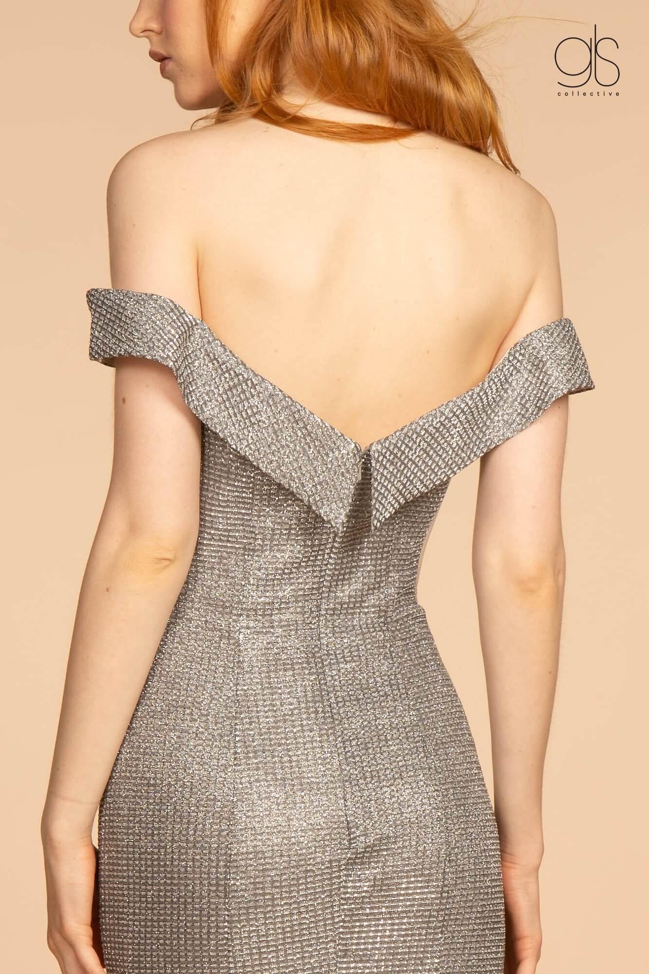 Long Formal Off Shoulder Prom Dress - The Dress Outlet Elizabeth K