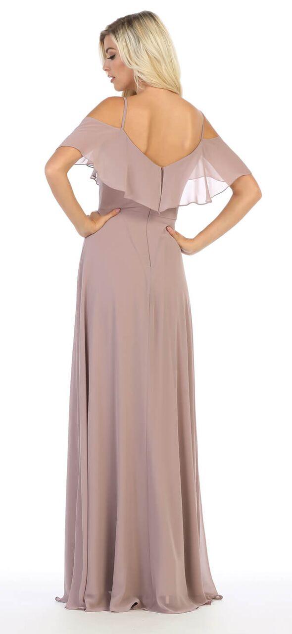 Long Formal Plus Size Bridesmaids Prom Dress - The Dress Outlet May Queen
