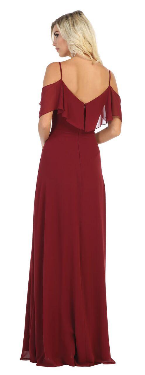 Long Formal Plus Size Bridesmaids Prom Dress - The Dress Outlet May Queen