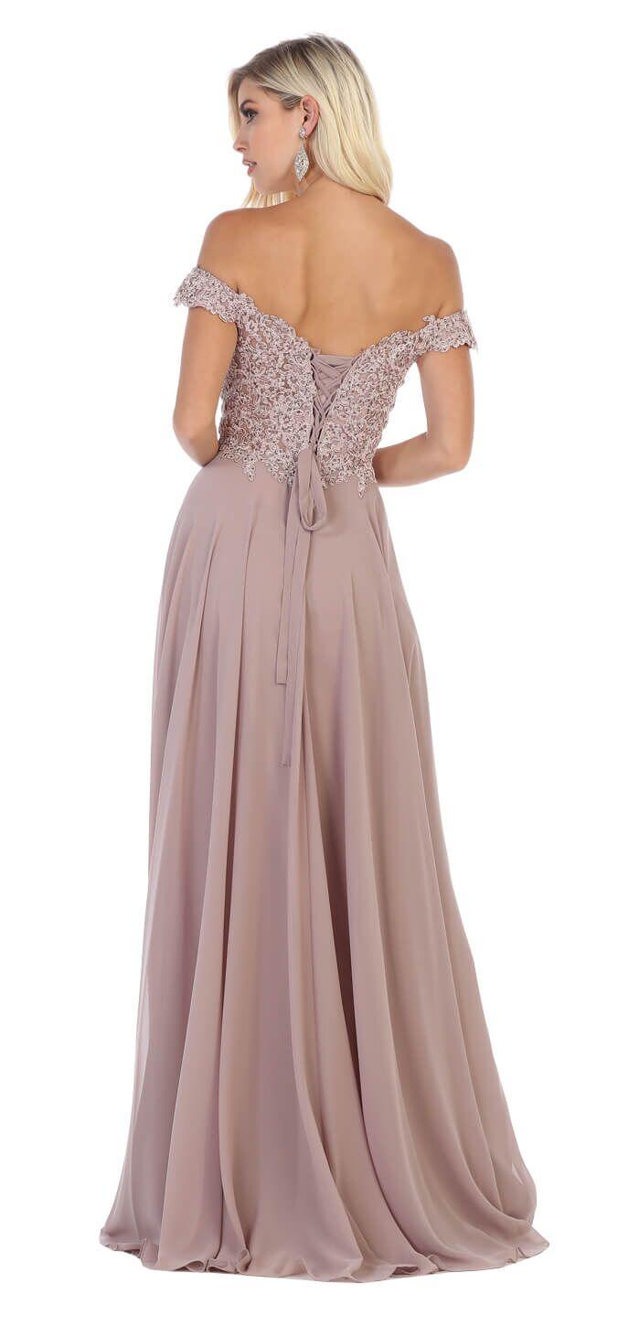 Long Formal Plus Size Dress Evening Prom Gown - The Dress Outlet May Queen