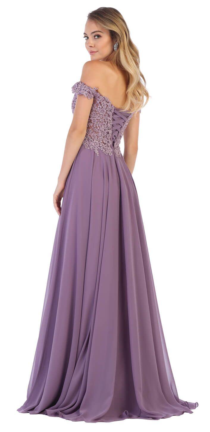 Long Formal Plus Size Dress Evening Prom Gown - The Dress Outlet May Queen