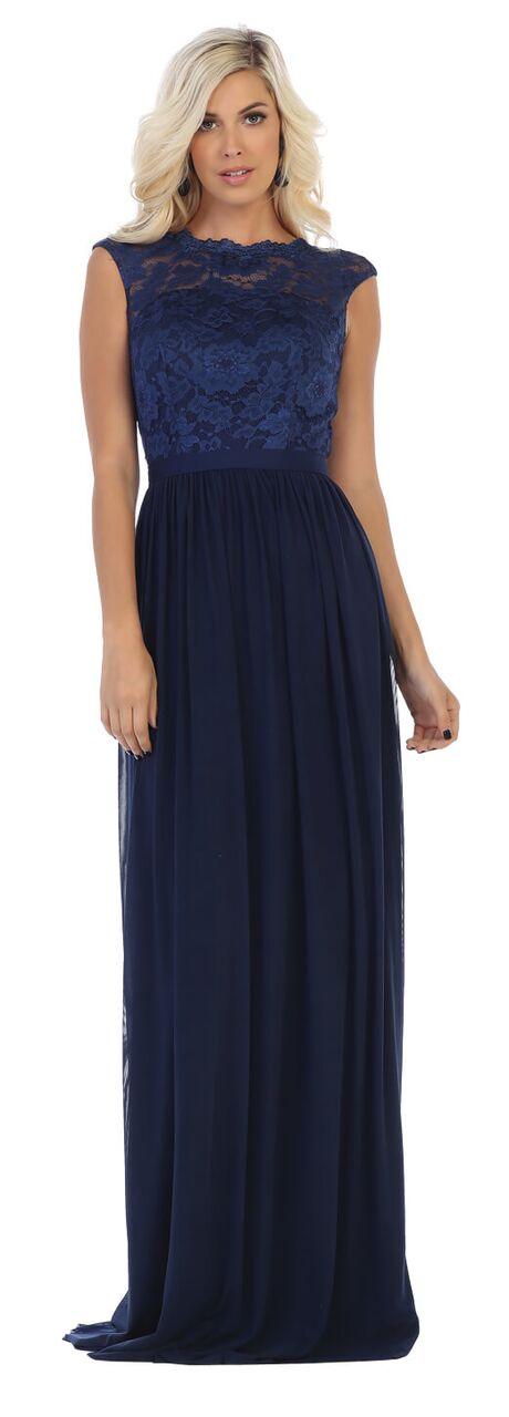 Long Formal Plus Size Evening Dress