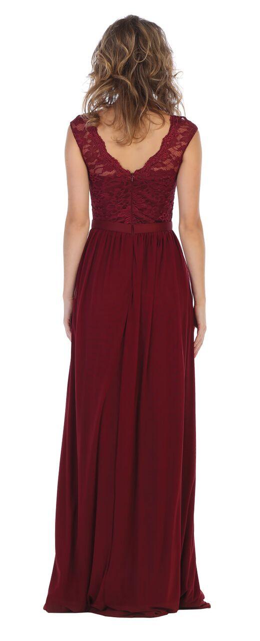 Long Formal Plus Size Evening Dress - The Dress Outlet May Queen