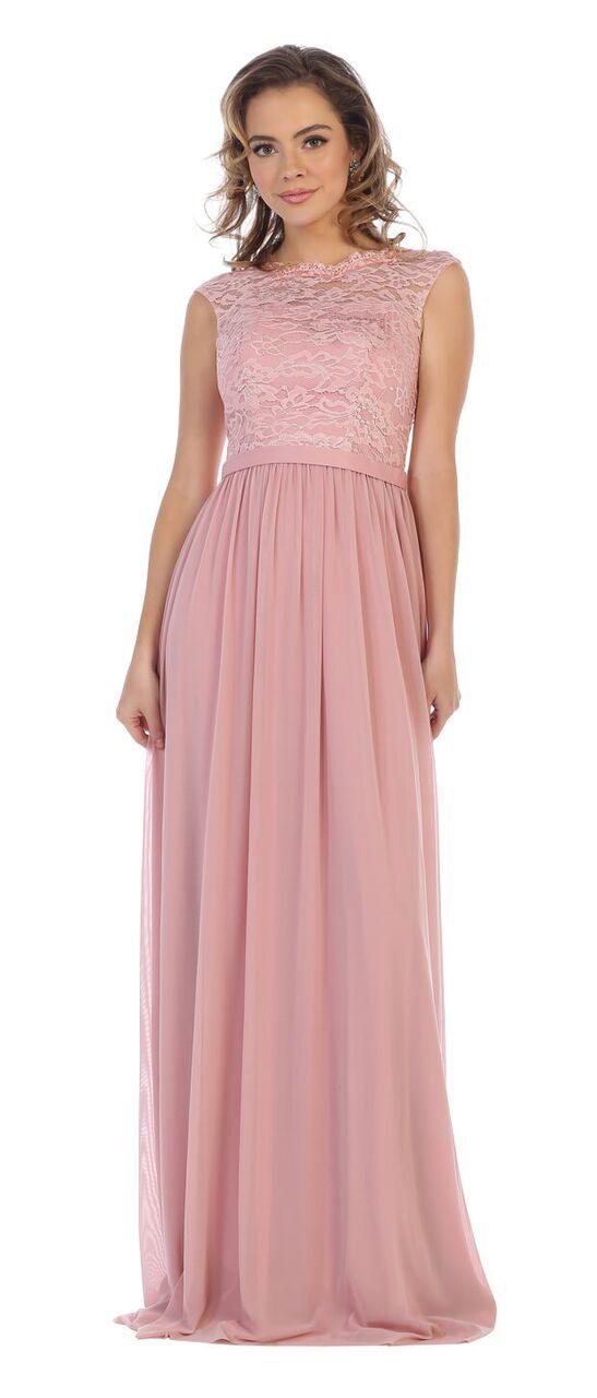 Long Formal Plus Size Evening Dress - The Dress Outlet May Queen
