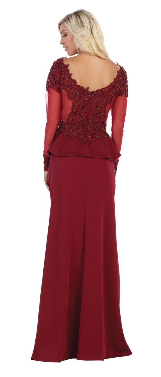 Long Formal Plus Size Evening Dress Mother of the Bride - The Dress Outlet May Queen