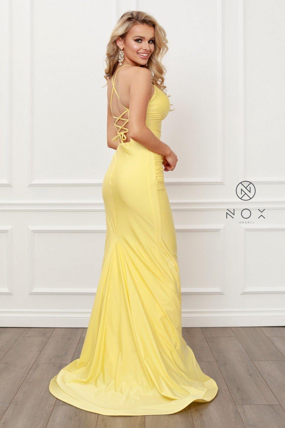 Long Fitted Prom Dress - The Dress Outlet