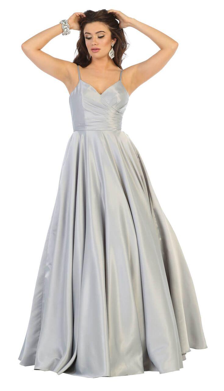Long Formal Prom Dress Ball Gown - The Dress Outlet May Queen