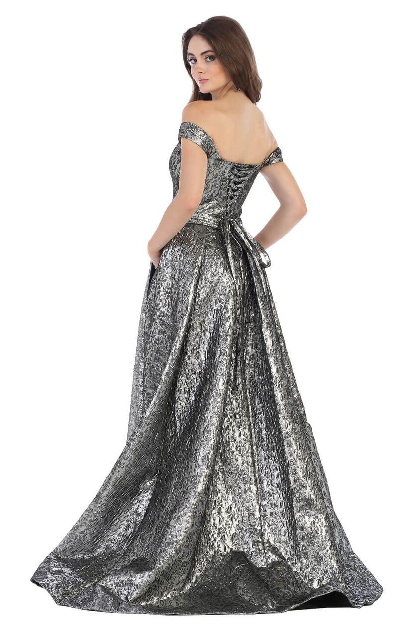 Long Formal Prom Dress Ball Gown with Pockets - The Dress Outlet May Queen