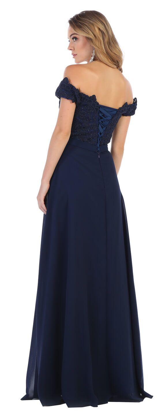 Long Formal Prom Dress Evening Gown - The Dress Outlet May Queen