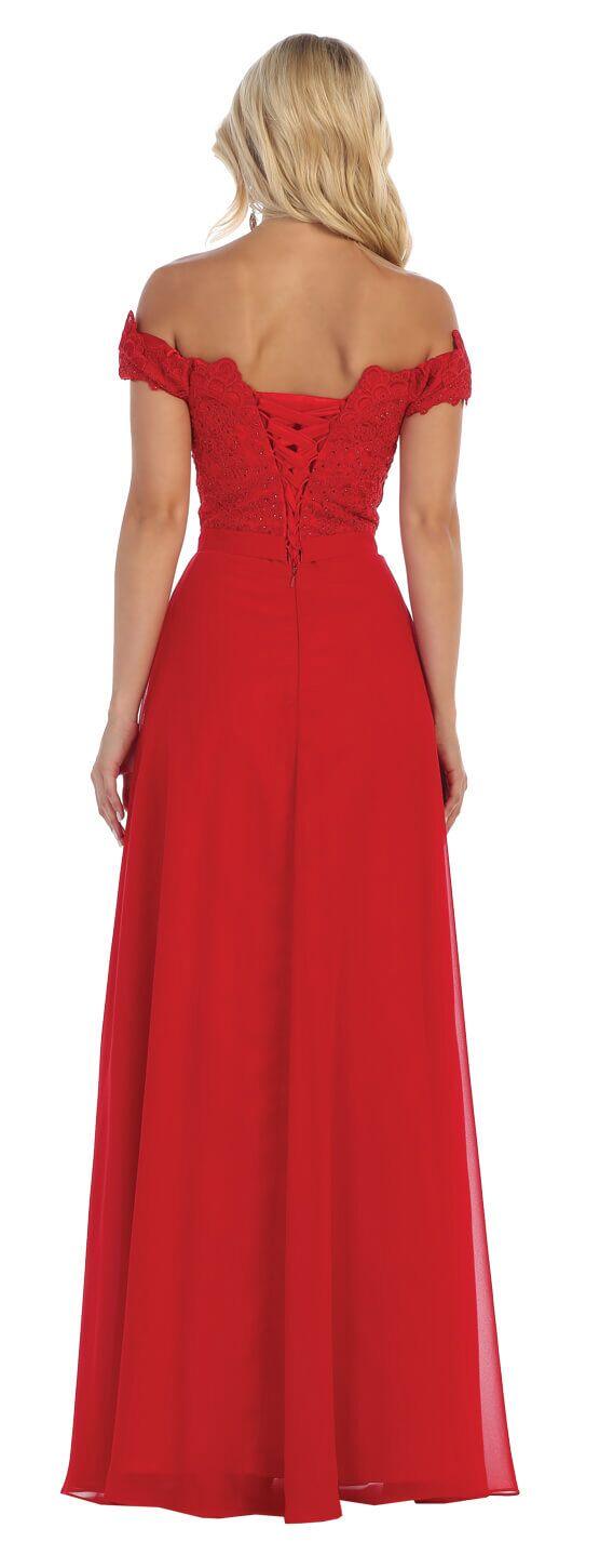Long Formal Prom Dress Evening Gown - The Dress Outlet May Queen