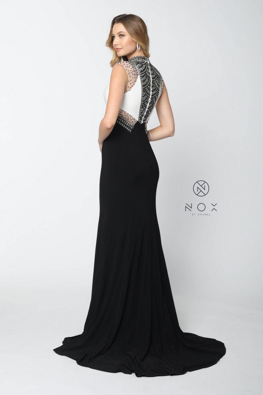 Long Fitted Prom Dress Evening Gown - The Dress Outlet Nox Anabel