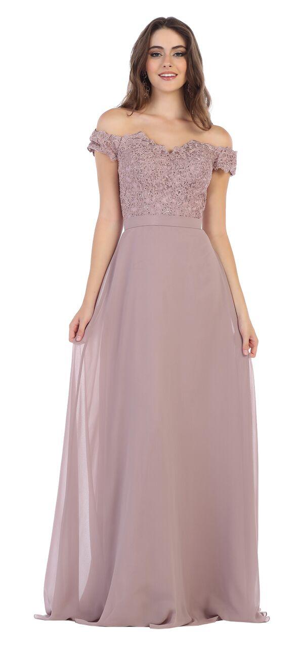 Long Formal Prom Dress Evening Gown - The Dress Outlet May Queen