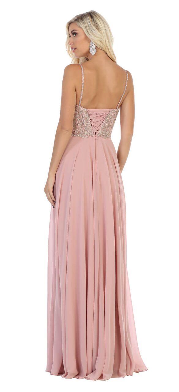 Long Formal Prom Dress Evening Gown - The Dress Outlet May Queen