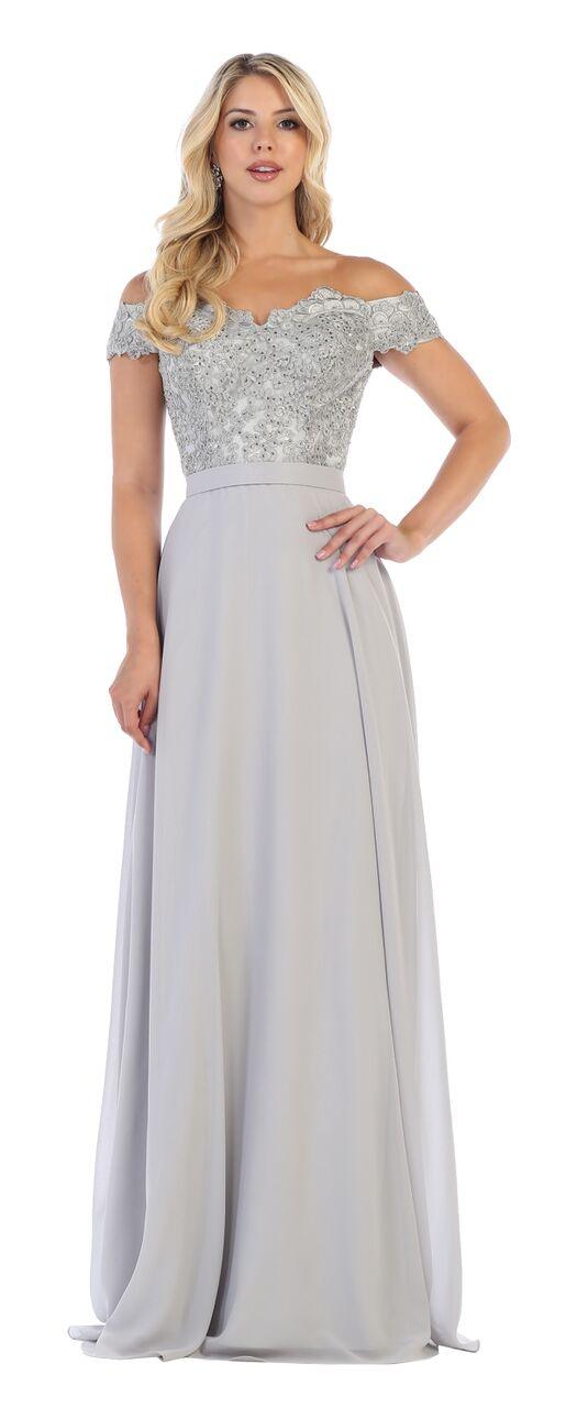 Long Formal Prom Dress Evening Gown - The Dress Outlet May Queen