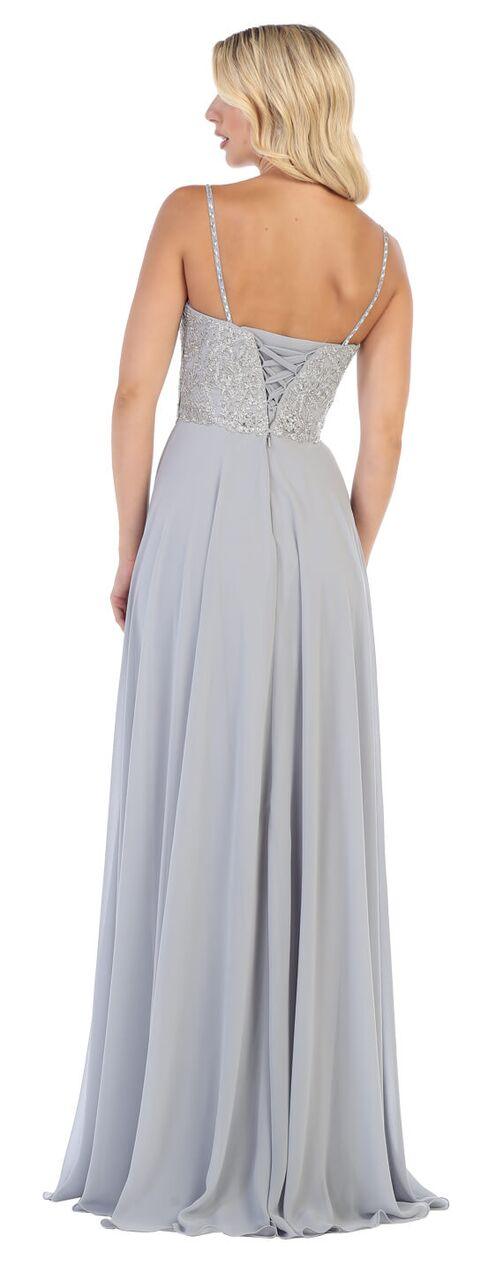 Long Formal Prom Dress Evening Gown - The Dress Outlet May Queen