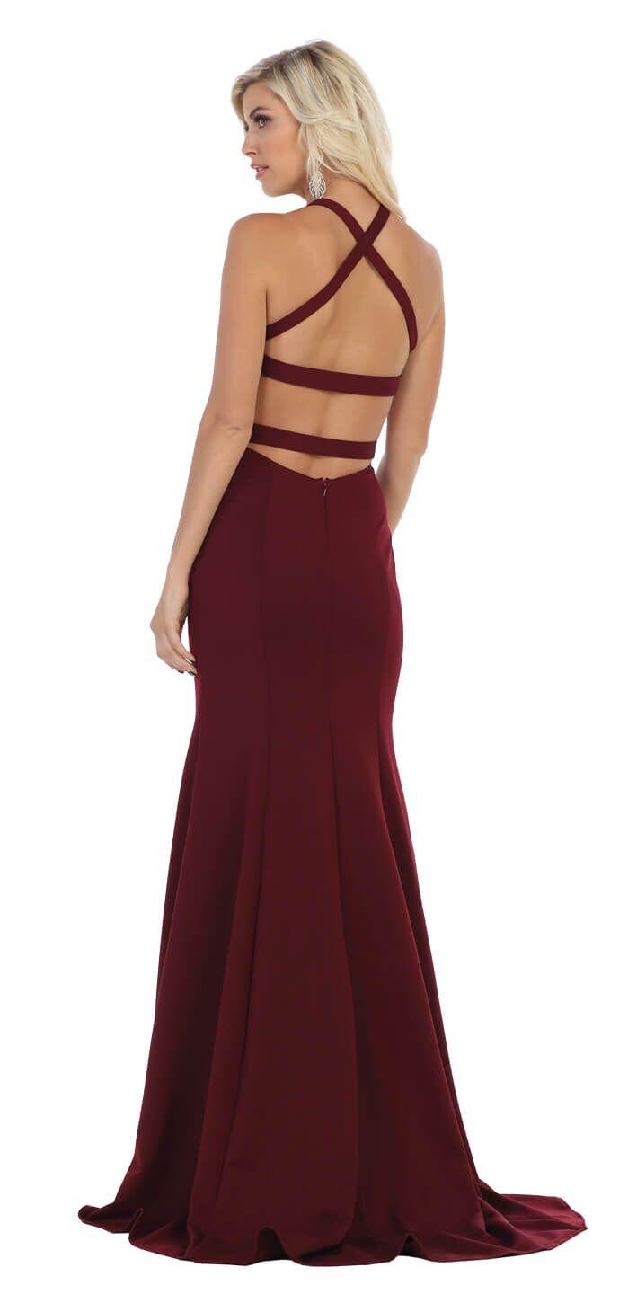 Long Formal Prom Dress Evening Gown - The Dress Outlet May Queen
