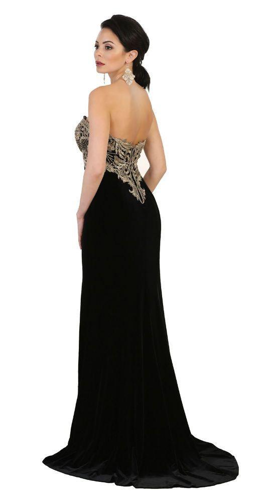 Long Formal Prom Dress Evening Party Gown - The Dress Outlet May Queen
