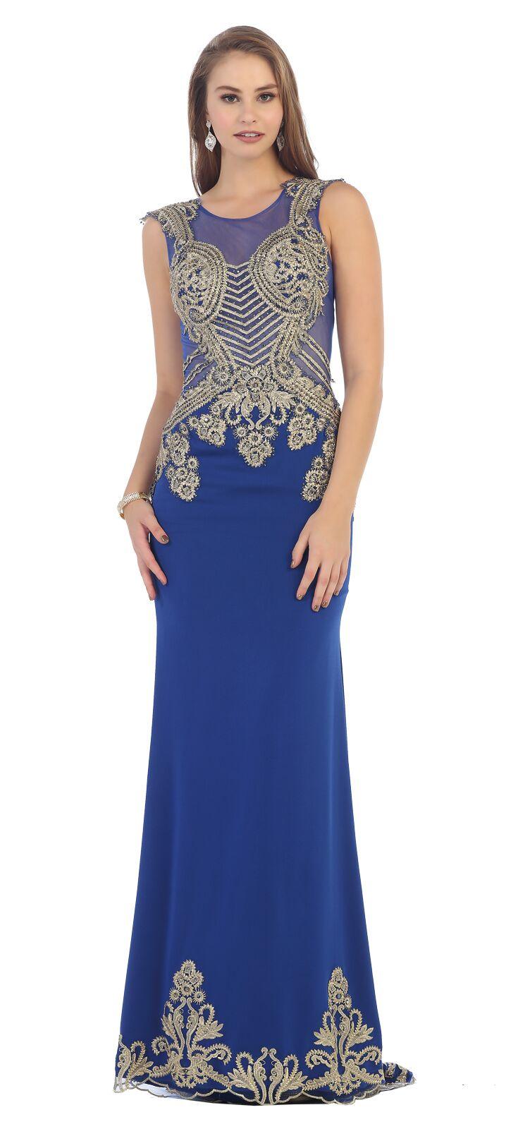 Long Formal Prom Evening Dress - The Dress Outlet May Queen