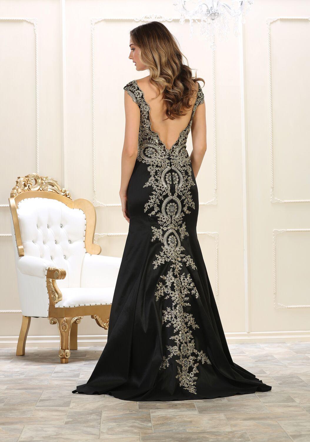 Long Formal Prom Evening Dress - The Dress Outlet May Queen