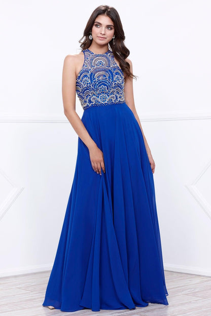 Long Formal Prom Plus Size Dress - The Dress Outlet Nox Anabel