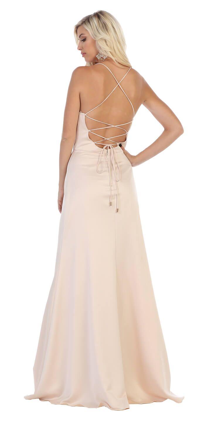 Long Formal Sexy Dress Evening Gown - The Dress Outlet May Queen