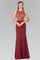 Long Formal Side Cut Dress Evening Prom Gown - The Dress Outlet Elizabeth K